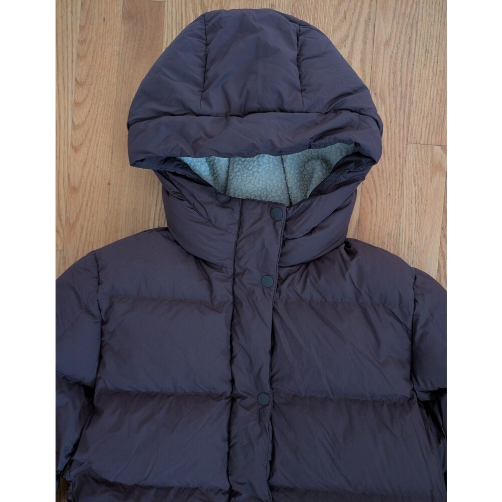 REI Co-op Norseland Goose Down Parka Puffer Jacket Womens M Sherpa Fleece Hood - Picture 4 of 15